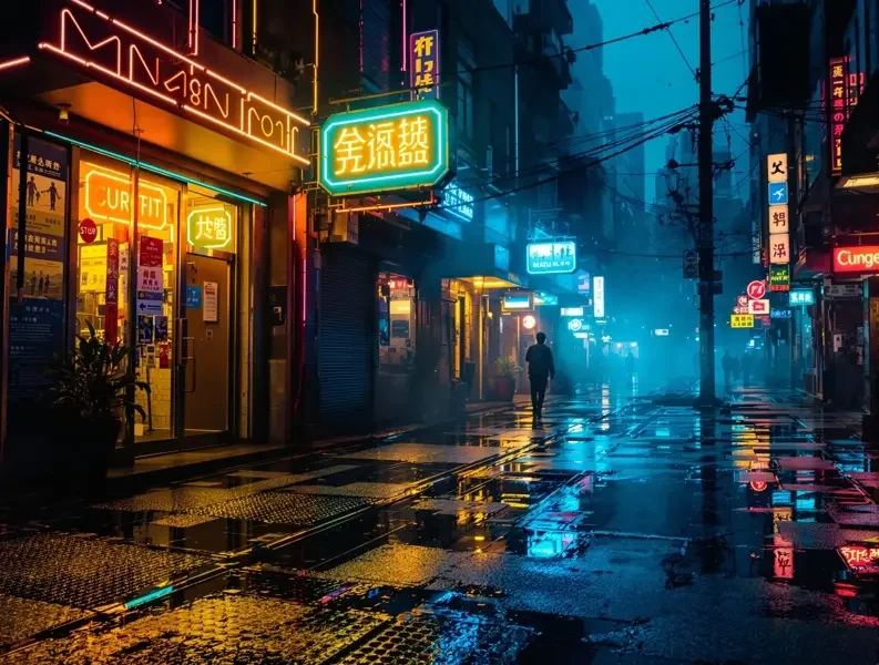 霓虹悬疑夜 - 深空收藏 霓虹悬疑夜 封面